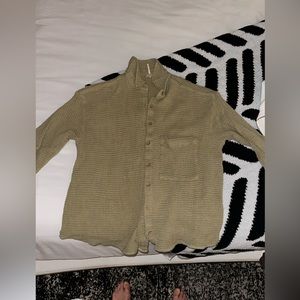 Free people button down sweater
